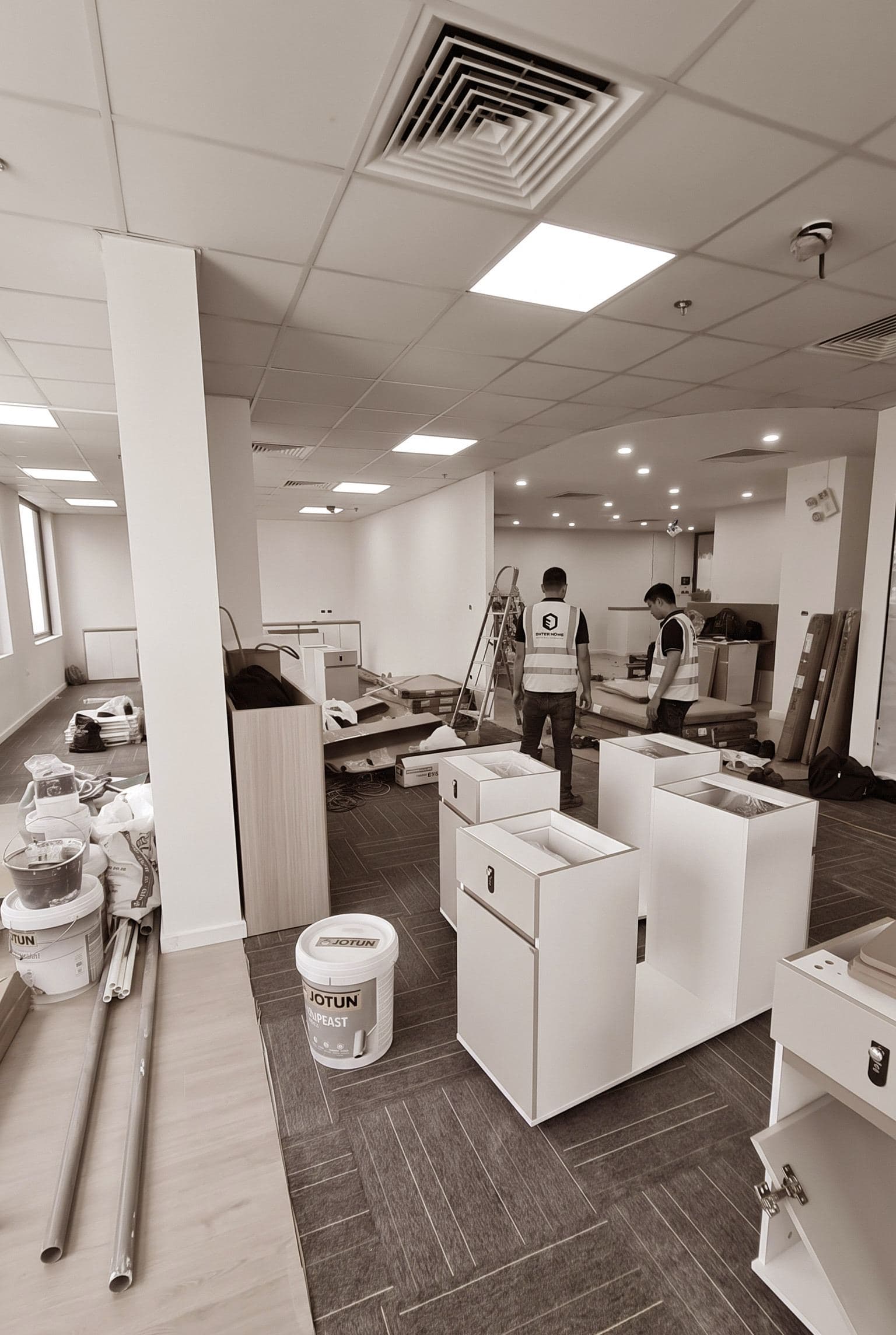 Đông Đô Partners Office — Quá trình thi công 2