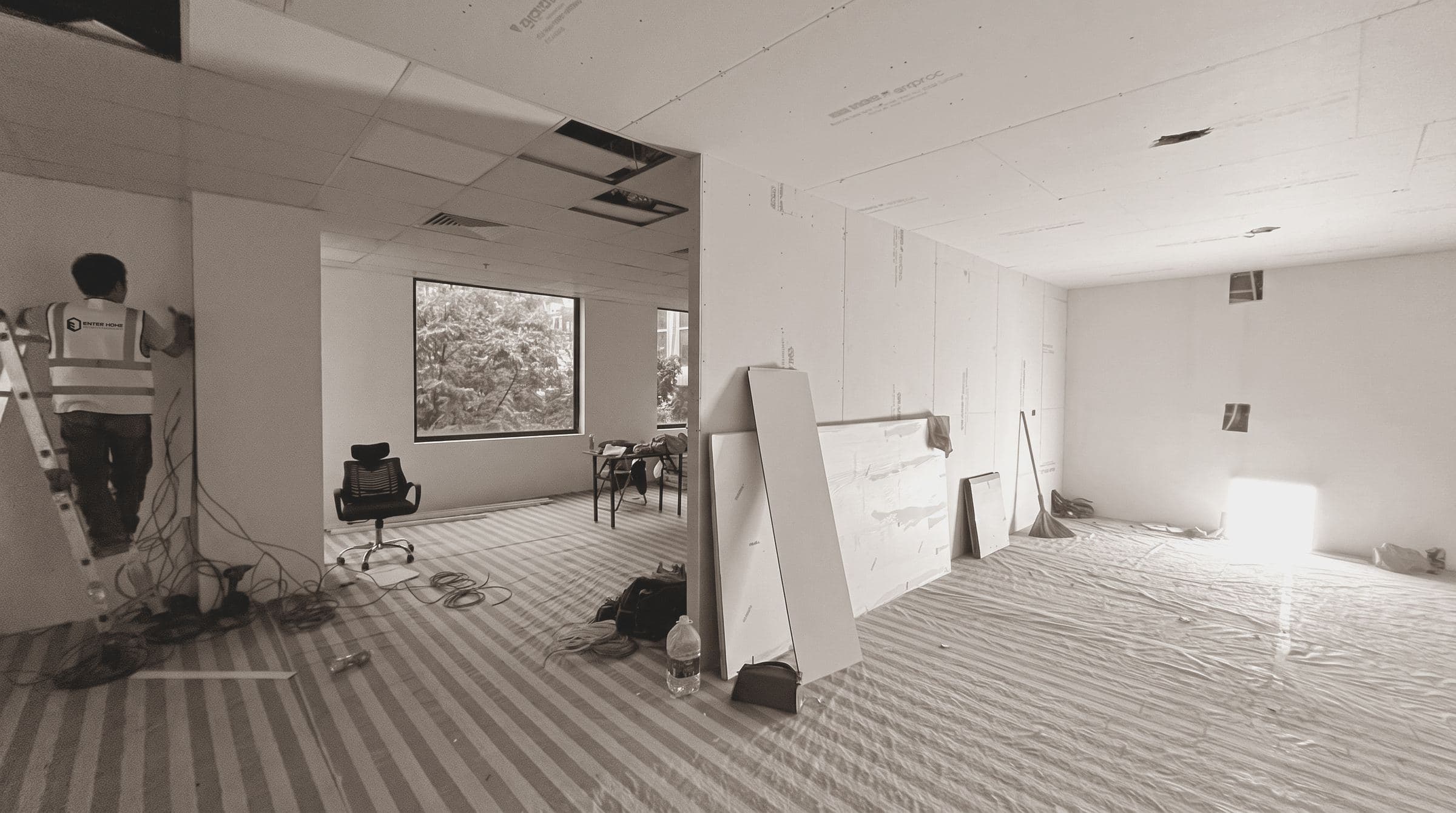 Đông Đô Partners Office — Quá trình thi công 1
