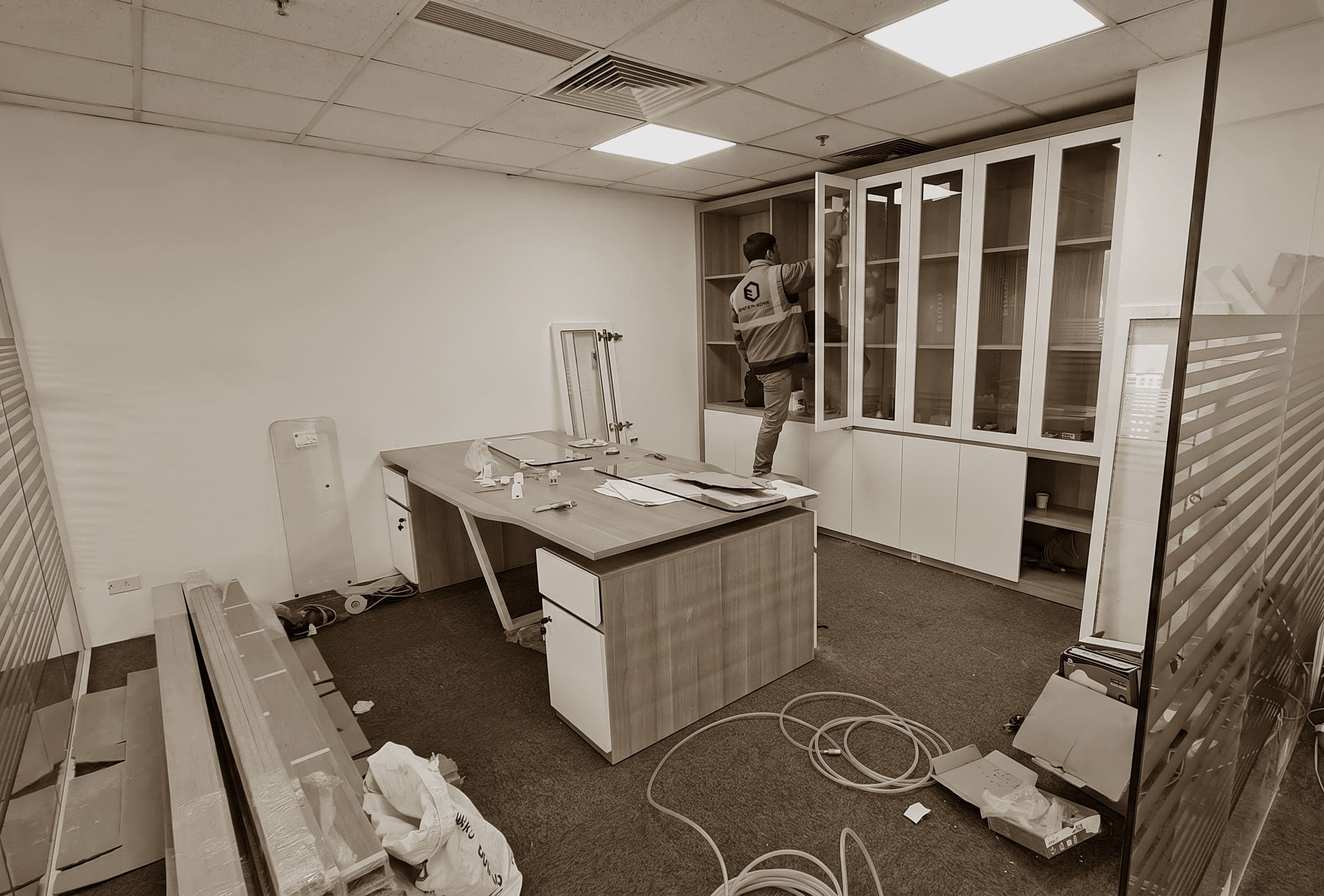 SSOE Office — Quá trình thi công 3